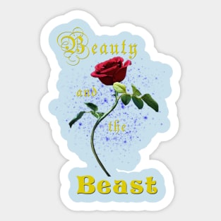 Beauty And The Beast Sticker